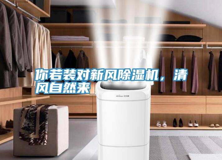 你若裝對新風除濕機,清風自然來