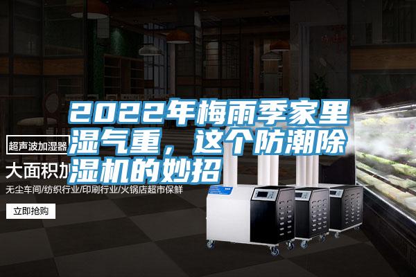 2022年梅雨季家里濕氣重，這個防潮除濕機的妙招