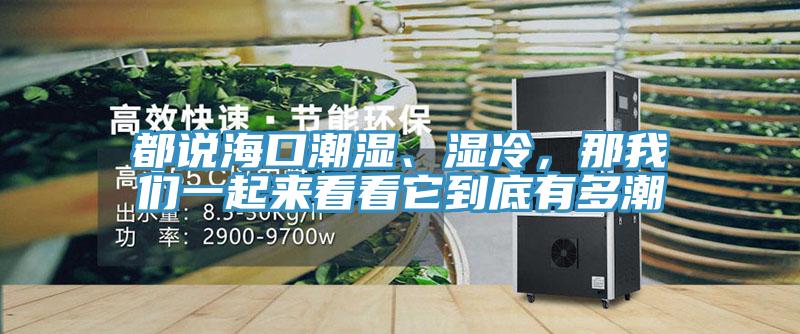 都說?？诔睗?、濕冷，那我們一起來看看它到底有多潮