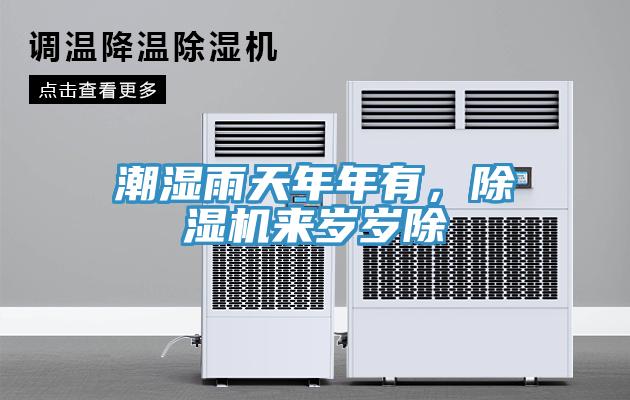 潮濕雨天年年有，除濕機來歲歲除