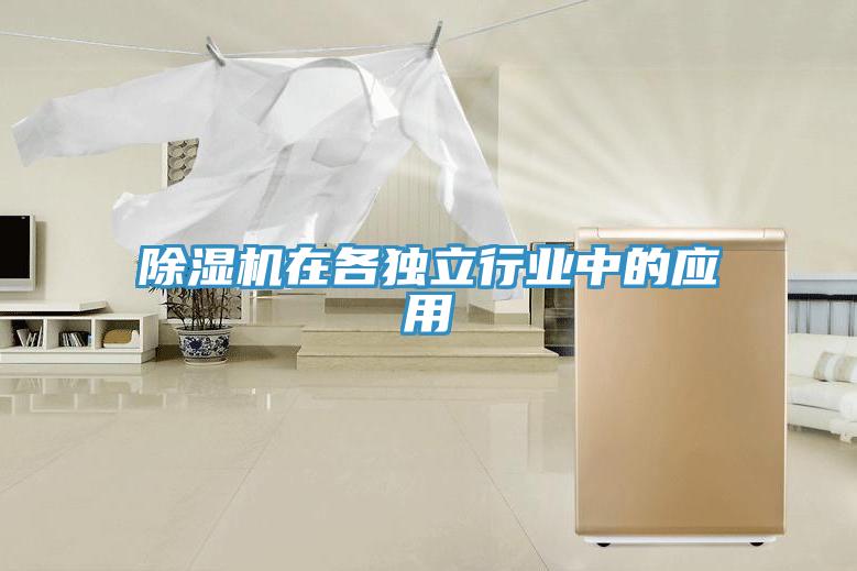 除濕機(jī)在各獨立行業(yè)中的應(yīng)用