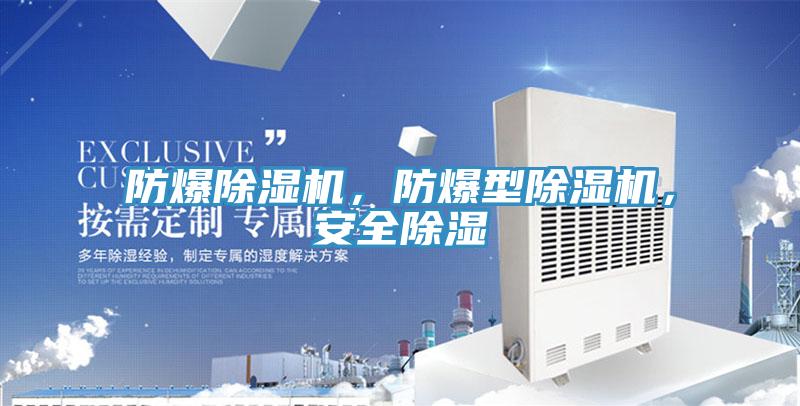 防爆除濕機，防爆型除濕機，安全除濕