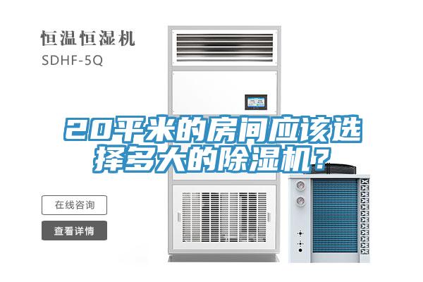 20平米的房間應(yīng)該選擇多大的除濕機(jī)？