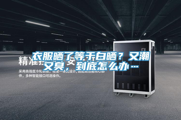 衣服曬了等于白曬？又潮又臭，到底怎么辦…