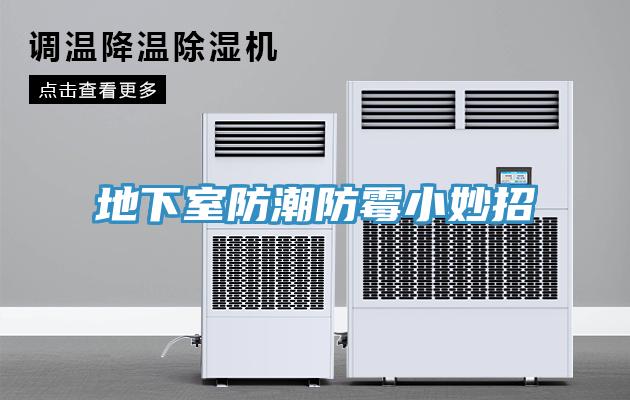 地下室防潮防霉小妙招
