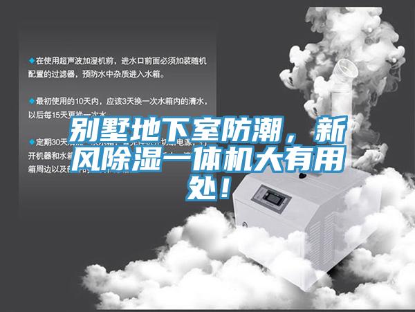 別墅地下室防潮，新風(fēng)除濕一體機大有用處！