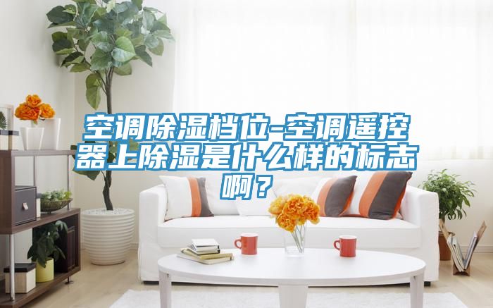 空調除濕檔位-空調遙控器上除濕是什么樣的標志??？