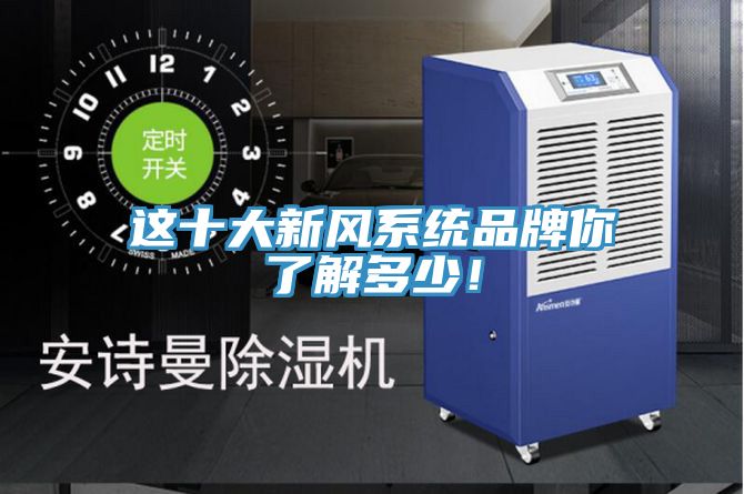 這十大新風系統(tǒng)品牌你了解多少！