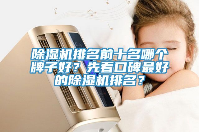 除濕機排名前十名哪個牌子好?先看口碑最好的除濕機排名?